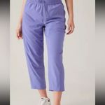 Athleta  Arrival Pant Dark Adonis Blue Purple Ankle Straight Leg Women's‎ size 10 Photo 2