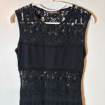 Roberto Cavalli Black Lace Pattern Sleeveless Mini Dress Size 40 (US 4) Photo 4