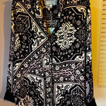 Johnny Was  Workshop Silk Pajama Top‎ Photo 0