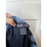 Y2K Womens Blue Plaid Midi Skirt 16 Preppy Twee Academic Schoolgirl Nerd Scholar Photo 2