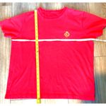Ralph Lauren Vintage Crest Logo T-Shirt Red Short Sleeve Unisex No Tag Men M/L Photo 5