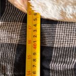 Madewell  Black & White Plaid Peplum Top Size XS Photo 4