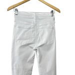 Madewell Mid Rise Kick Out Crop Jeans White Size 24 Straight Ankle Denim Pants Photo 15