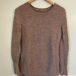 Athleta  Sweater Size XS Womens Beige Wool Blend Honeycomb Tunic Top Pullover Photo 0