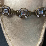 Easy Street   WO SIZE 8.5 SLIP ON LOAFER SOFT GOLD BEAD ACCENT CLEAN COMFORT SHOE Photo 3