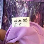 SunnyRight Flutter Sleeve Rhinestone Embellished Purple Dress Women’s Medium Pink Photo 9