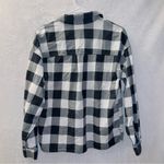 Madewell Buffalo Check Flannel Shirt Jacket in Big Triple True Black size medium Photo 6