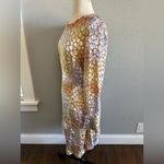 Adam Lippes NWT  Burnout Velvet Dress Size 4 Silk Blend Pastel Multicolor Photo 5