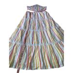 Aerie Striped Cut Out Halter Maxi Dress Photo 10