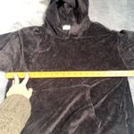 Aritzia TNA black velour Hoodie Size M Photo 6