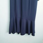 Maggy London  Embellished Celeste Flounce Dress in Navy Photo 3