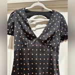 Isalis  Satin Polka Dot Open Back Midi Dress Photo 6