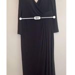 La Femme  Long Sleeve Faux Wrap Gown size 14 Photo 5