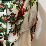 Floral Satin Dress with Pleats Multiple Size 0 Photo 4