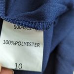 Showpo Navy Inspired Tribe Plunge Neckline Maxi Lace Open Leg Dress Size US 6 Blue Photo 12