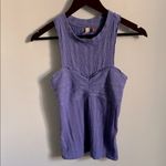 Anthropologie Pilcro Periwinkle Ribbed Sleeveless Tank Top Photo 4