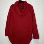 Cynthia Rowley  | Heathered Red Wool Blend‎ cowl neck sweater Photo 0
