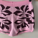 Free People Kaia Swit Shorts in Bright Lilac Combo Pink Floral Knit Micro Short Photo 4
