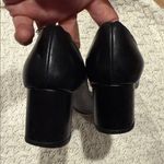 Chloé Chloe Scalloped Lauren Womens 35 Made in Italy Black Leather Heels Photo 5