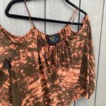Blue Life  Tie‎ Dye Cold Shoulder Top Photo 5