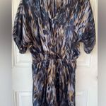 Ulla Johnson Silk Animal Print Watercolor mini Dress size 2 designer Photo 1