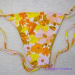 Aila Blue NEW Aila Blue Free People Palm Bikini Bottoms, size L Photo 13