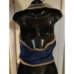 SheIn Jean Halter Top L Photo 2