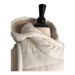 Artisan NY  Hooded Quilted Full asymmetrical Zip Fleece Lined White Small…​ Photo 2