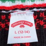 Holiday Time UGLY Sweeter  Red and Green Knit Sweater Photo 1