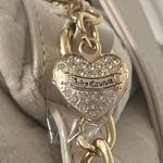 Juicy Couture NWT Glitzed Out Cream Crossbody Velour Satchel Bag Purse Photo 7