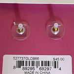 Betsey Johnson Rectangular Shaped Stud Earrings Pineapple & Crystal Accents NWT Photo 5