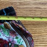 TravelSmith Swing Maxi Skirt Crinkle Cotton Tiered Peasant Colorful Boho Sz PL Black Photo 12