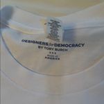 Tory Burch Designers for Democracy Election 2024 White Graphic T-Shirt Photo 1