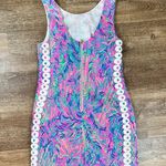 Lilly Pulitzer  Pink Sunset Coco Breeze Mila Shift Dress Floral Colorful Beachy Photo 3