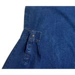 Vtg Jeetish Pretty Bleu Blue Acid Washed Denim Beaded Sequin Embellished Shirt S Photo 4