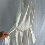 Victoria's Secret Vintage Victoria’s Secret gold label Cream Satin Nightgown lace detail small Photo 1