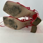 Steve Madden Leverage Wrap Tie Heels in Red Size 9 Photo 6