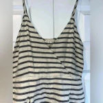 Billabong Brandy Melville Nautical Striped Spaghetti Strap‎ Summer Mini Dress B39 Photo 3