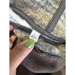 Athleta Dress Nordic Fair Isle Fitted Hoodie Sweatshirt Brown Photo 4