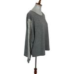 Flora Nikrooz  Pajama Top XXL Gray Long Sleeve Lounge Sleepwear Cozy Photo 1