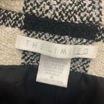 The Limited VINTAGE  wool blend structured shoulder buffalo plaid blazer sz M Photo 5