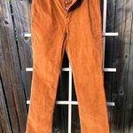 Old Navy Corduroy Burnt Orange Extra High Rise Kicker Bootcut Pants Button Fly 12 Photo 0