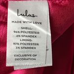 Lulus Pink Satin Mini Dress with Pearl Straps Photo 13