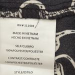 Lily White Black and White Chain Print Sleeveless Blouse Size Small Top Photo 6