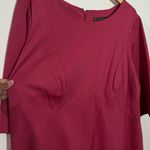 Adrianna Papell New Quarter Length Sleeves Ponte A-Line Dress 15247232 Size 20W Photo 2