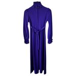 Vintage 70's Victorian Revival Dark Purple High Photo 4