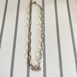 Boutique Silver Rhinestone Chunky Chain Necklace Photo 3