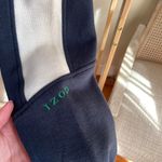 IZOD Vintage Golf Embroidered Striped Crewneck Sweatshirt in Navy/Burgundy/White Photo 3