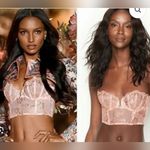 Victoria's Secret  Fashion Show Dream Angels Metallic Lace mesh bra Corset 36D Photo 1
