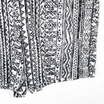 New Directions Plus Sz 2X Shorts Black White Aztec Stripe Pockets Elastic 554 Black Photo 3